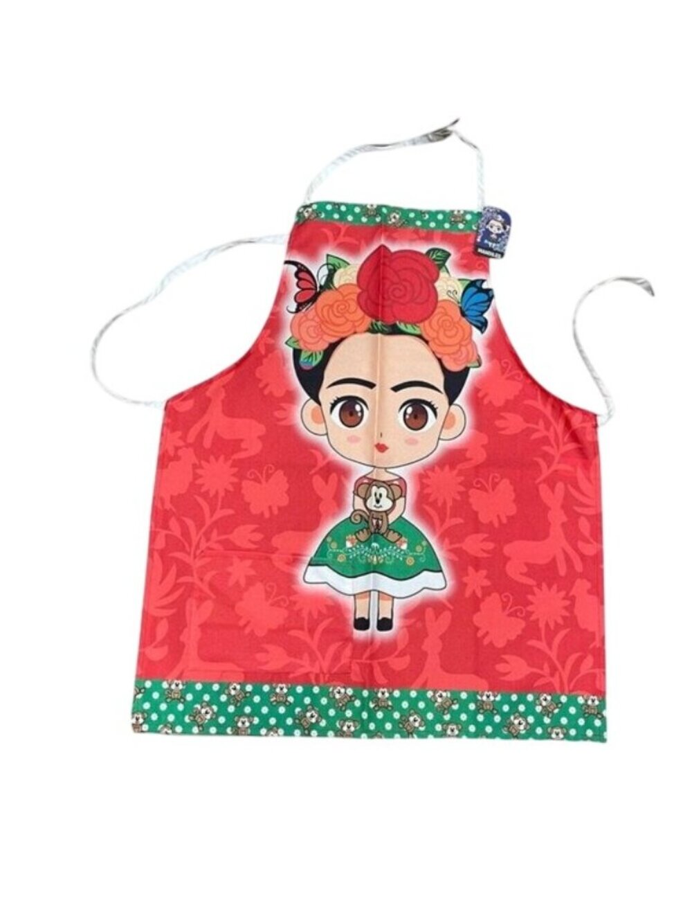 Mexican Artisan Apron multicolored classic halter and back straps MULTIPURPUSE